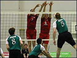 Volleyball Cuba Against US in America Volleyball Cup 